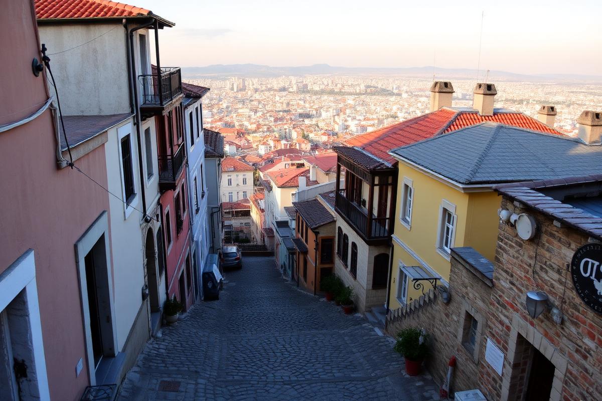 Panoramic view from Ano Poli old quarter